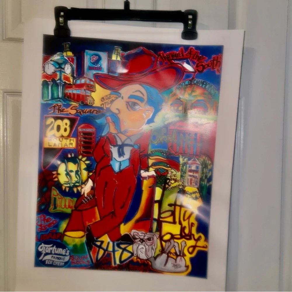 Vibrant‎ Urban Art Print